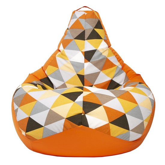Кресло-мешок-груша Солнце Оранжевый XL - фото 5550