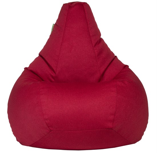 Кресло мешок из Жаккарда Красный XXL - фото 5697