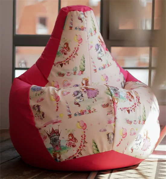 Кресло-мешок Принцесски розовый XL - фото 5872