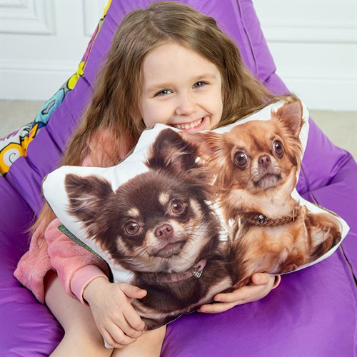 Декоративная подушка Две Собаки