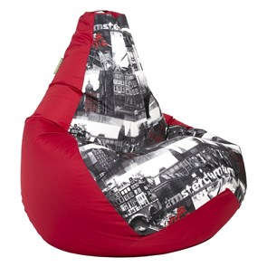 Чехол для кресла-мешка Амстердам красный XXL - фото 6294