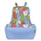 Детское кресло-ушастик Кошки голубой XL - фото 4797