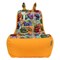 Кресло детское-ушастик Монстры оранжевый XL - фото 4798