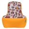 Детское кресло-ушастик Машинки желтые XL - фото 4804