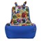Кресло детское-ушастик Монстры синий XL - фото 4806