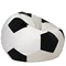 Кресло мяч из Велюра XXL бело-черный - фото 4830