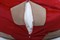 Кресло мяч Велюр XXL красно-бежевый - фото 4840