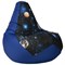 Кресло мешок Космос синий XXL - фото 4866