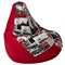 Кресло-мешок-груша Ягуар красный XL - фото 5016