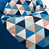 Кресло мешок Ромбус синий - фото 6993